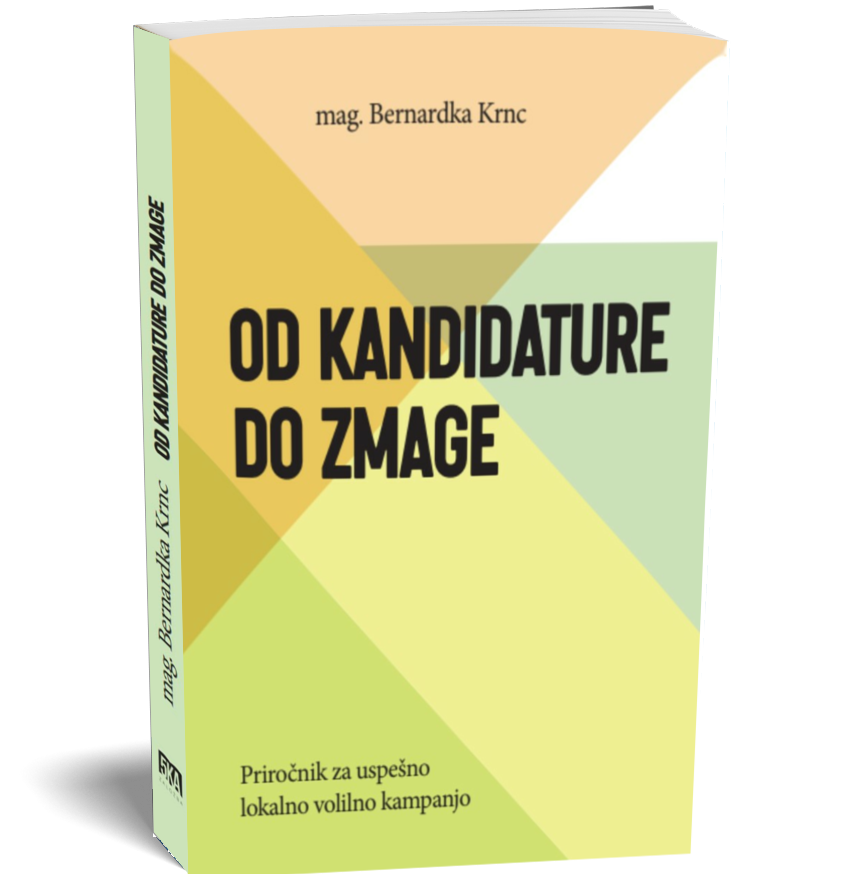 Od kandidature do zmage — naslovnica knjige